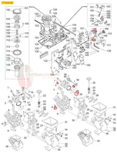 Load image into Gallery viewer, Diagram of Gaggia Titanium repair kit parts for coffee and espresso machine maintenance