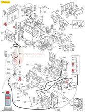 Load image into Gallery viewer, Detailed exploded diagram of Gaggia Titanium repair kit parts for coffee and espresso machine maintenance