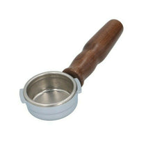 Load image into Gallery viewer, Astoria Bottomless Portafilter Filterholder Espresso Wood Handle with 21g basket - Coffeesection