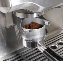 Load image into Gallery viewer, 54mm Breville Sage Barista Express Espresso Dosing Funnel Stainless Steel Tuneup - Coffeesection
