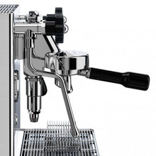 Load image into Gallery viewer, Lelit MaraX PL62X V2 espresso machine portafilter and steam wand in polished stainless steel
