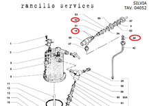 Laden Sie das Bild in den Galerie-Viewer, Rancilio Silvia Steam Valve Repair Kit - 5 piece set for models version 1 - 2 - Coffeesection
