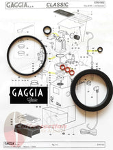 Load image into Gallery viewer, Gaggia Classic Baby Evolution O - Ring SERVICE KIT Boiler Seal incl Basket Holder - Coffeesection
