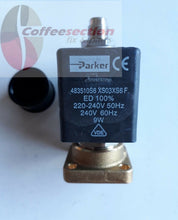 Load image into Gallery viewer, Solenoid Lucifer Valve 230v - 3way, Rancilio Silvia, Faema, San marco, Brasilia - Coffeesection
